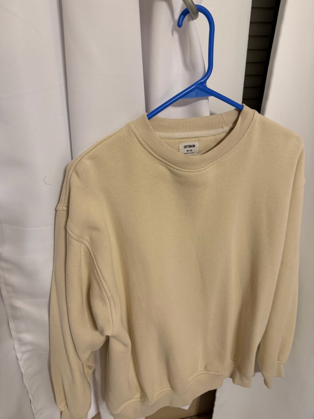 Cotton On Men’s Beige Crewneck Sweatshirt